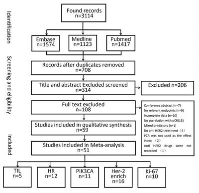 Comparing Biomarkers for Predicting Pathological Responses to Neoadjuvant Therapy in HER2-Positive Breast Cancer: A Systematic Review and Meta-Analysis